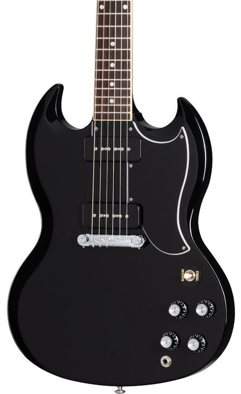 【izk】Gibson SG standard ebony、BLACK Gibson SG Supreme - Translucent Ebony Burst #30169 – Empire